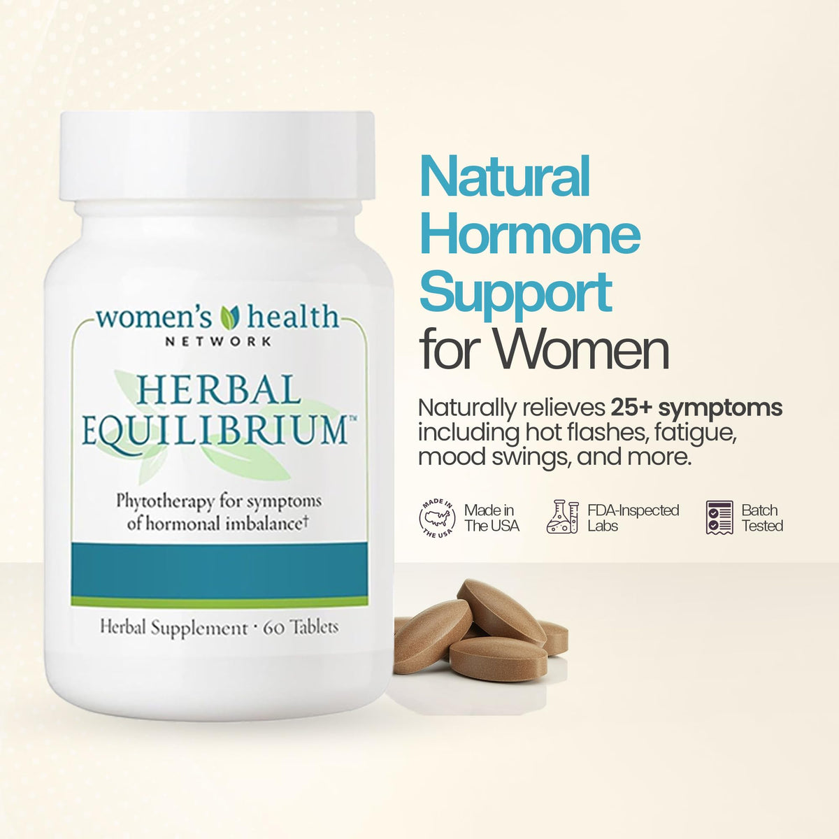Women's Health Network Herbal Equilibrium Menopause Support - 60 Tablets - image 4