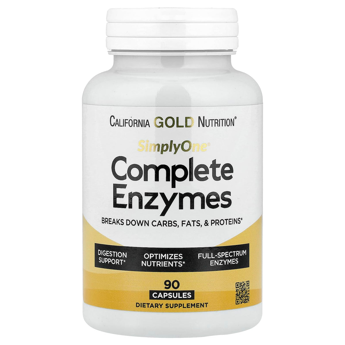 SuperNutrition Simply One Complete Enzyme Spectrum - 90 Capsules