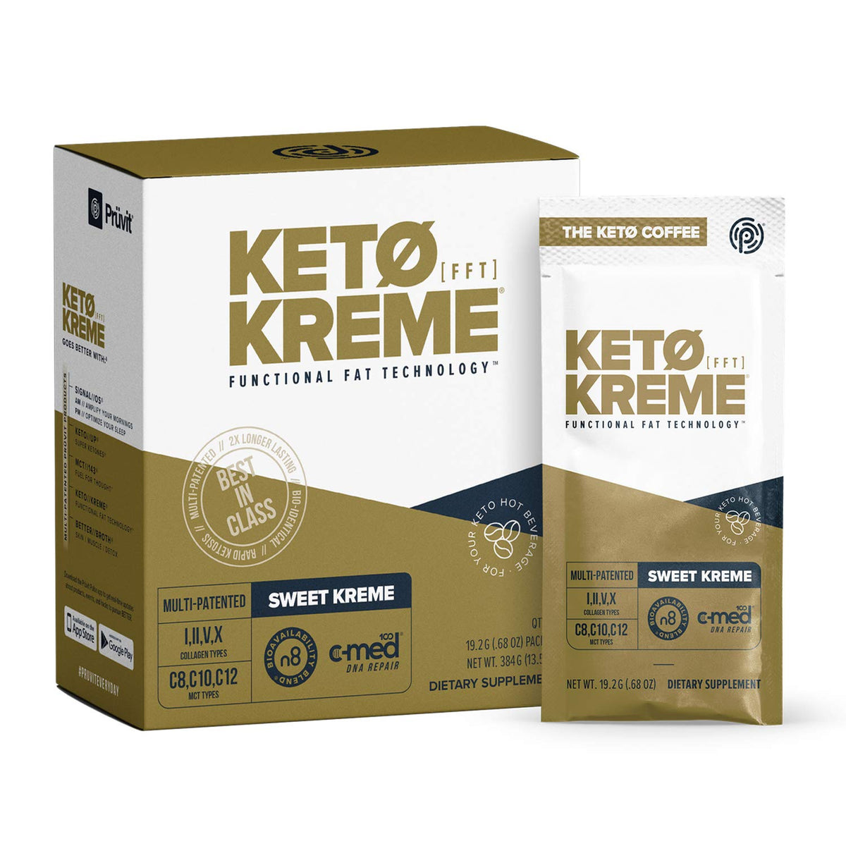 Prüvit Keto//Kreme Powder Creamer - 20 Sachets