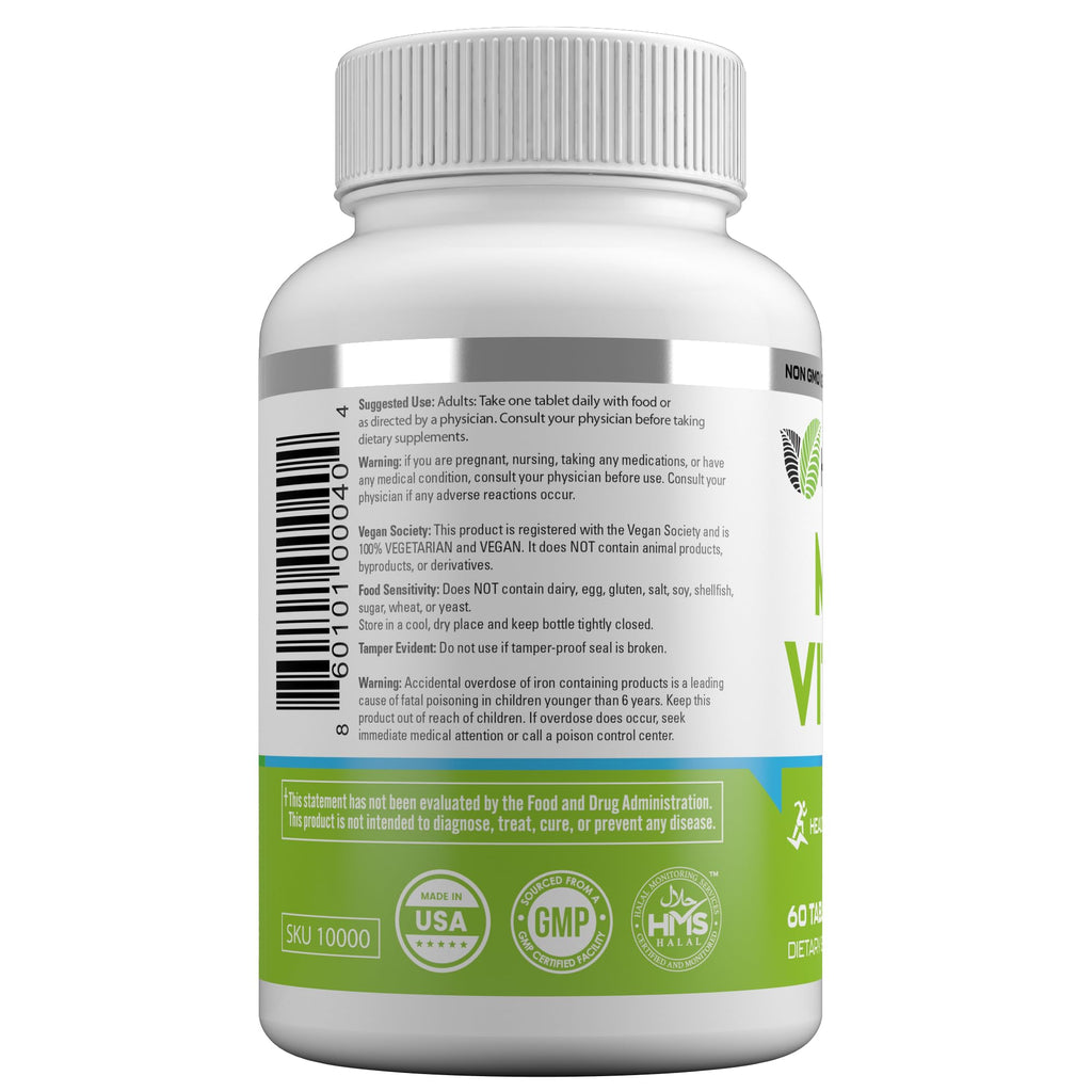 HAYAT Vegan Natural Multivitamin - 60 Tablets - image 5