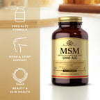 Solgar MSM 1000mg - 120 Tablets - image 4