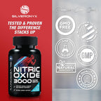 SILVERONYX Nitric Oxide Supplement 3000mg Blend - 3X Strength