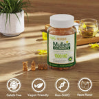 NEVISS Mullein Leaf Extract 1000mg for Lung Cleanse