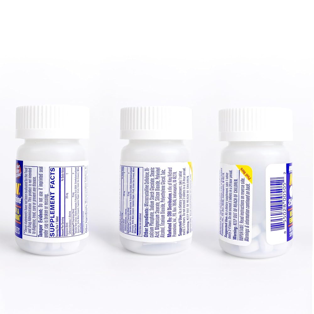 Mini Thin Energy Pills Two-Way Action 25mg - 48 Tablets - image 8