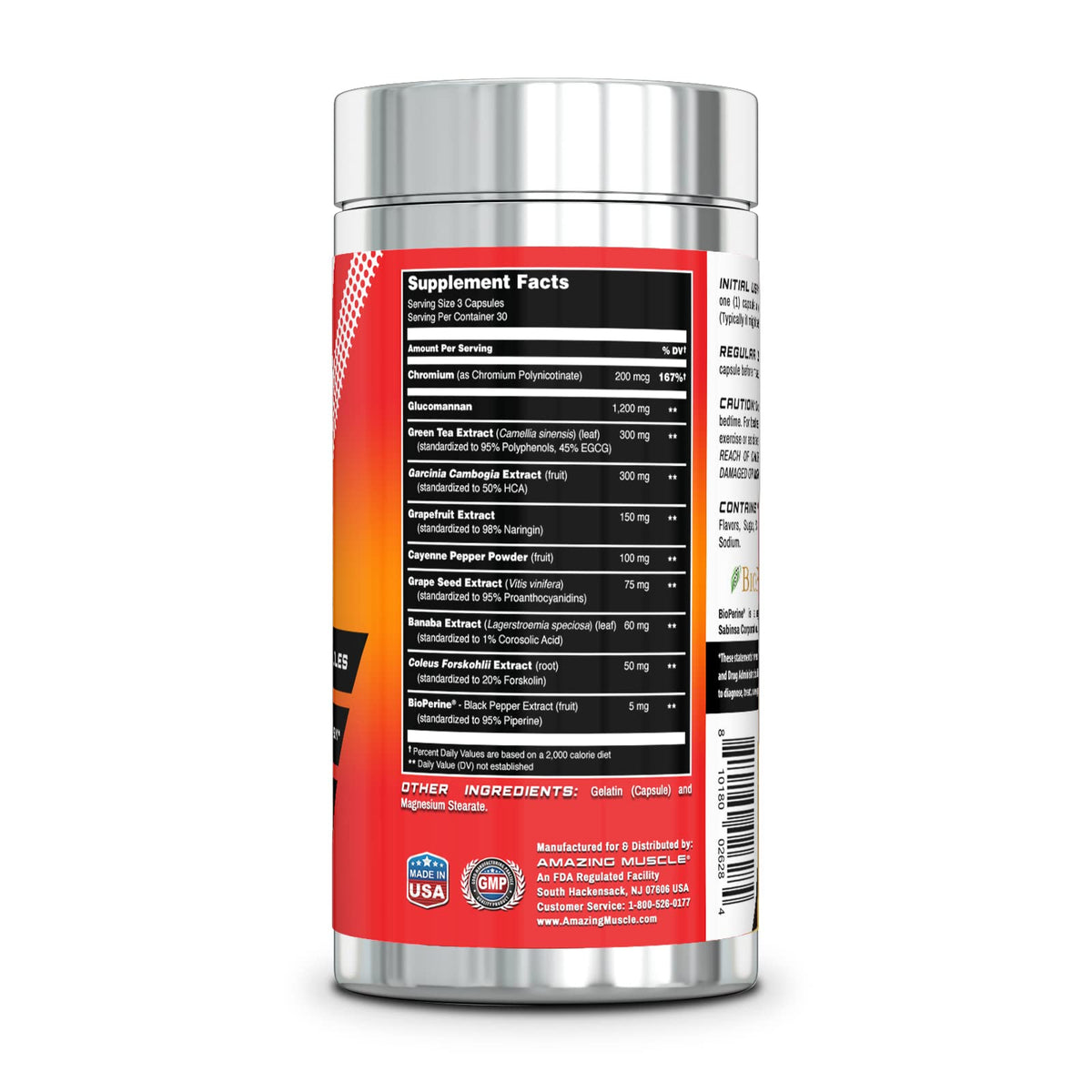 Amazing Nutrition Lean-10 Burner Supplement - 90 Capsules - image 2