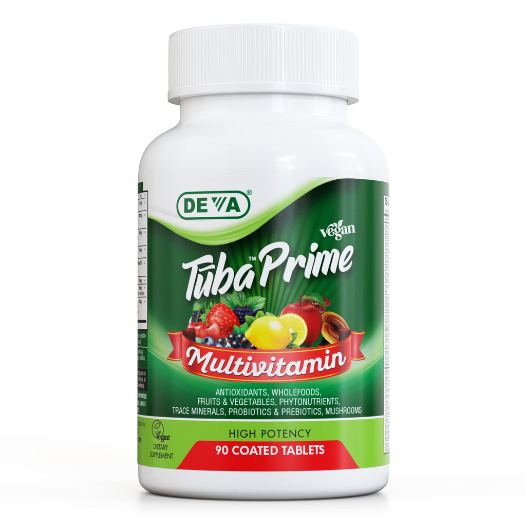DEVA Tuba Prime Vegan Multivitamin with Iron