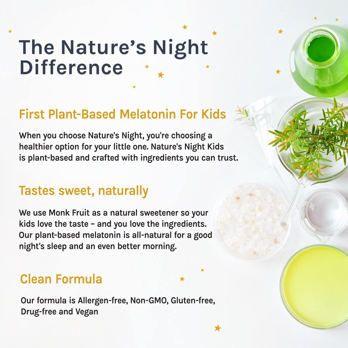 Nature's Night Kids Plant Based Melatonin 1mg Chewable Tablets - 60 Count - image 4