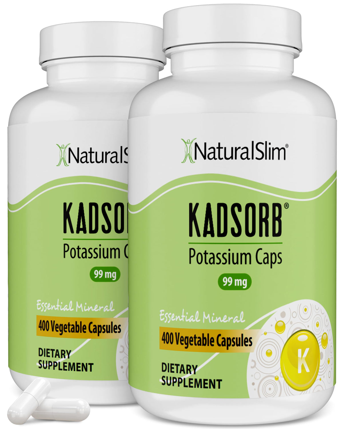NaturalSlim Natural Potassium Citrate Gluconate 99 mg - Kadsorb