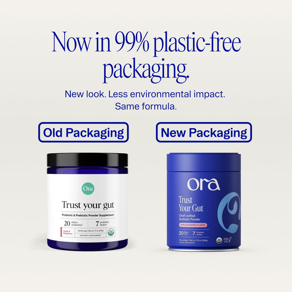 Ora Organic Prebiotic and Probiotic Powder - 20 Billion CFU - 30 Servings - image 2