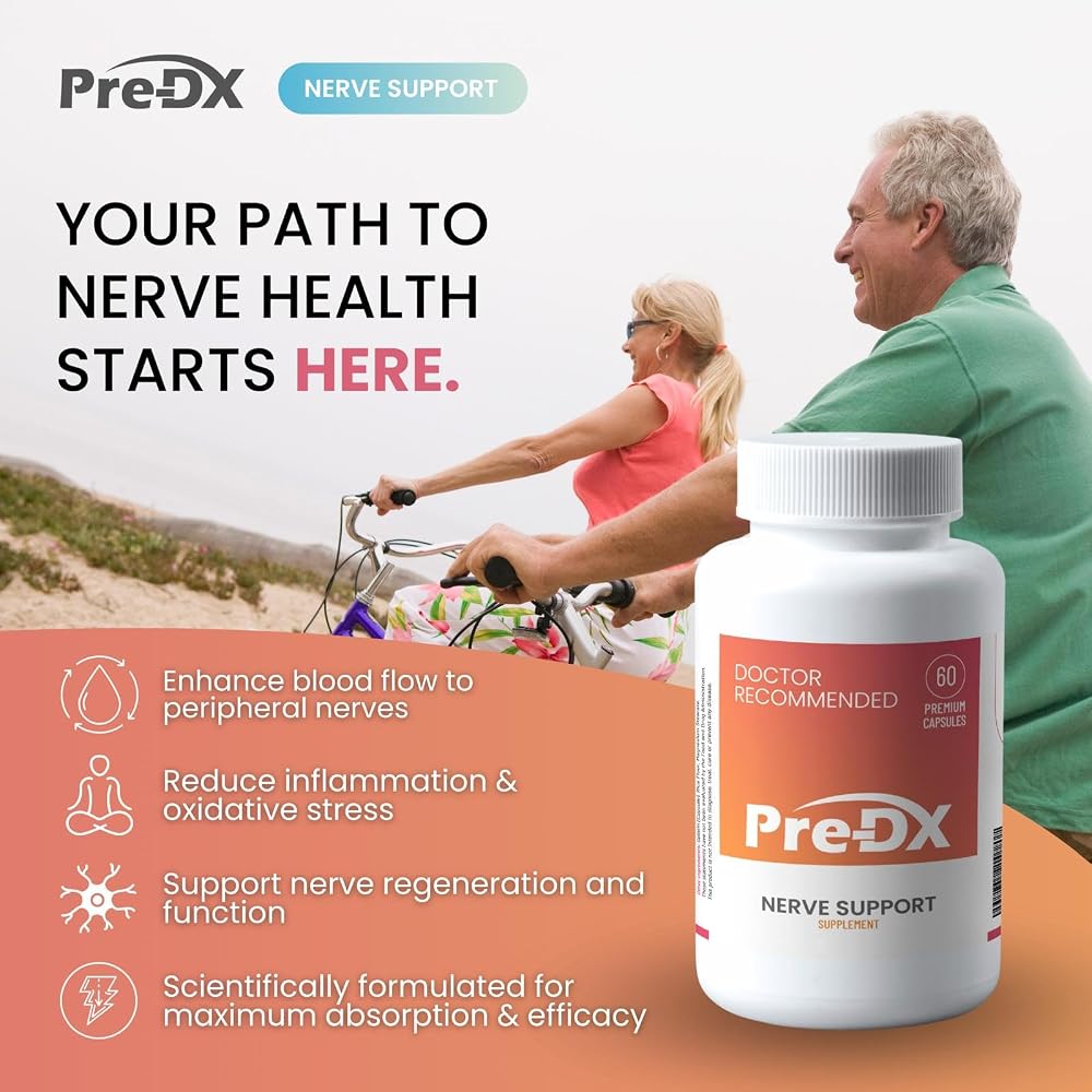 Pre-DX Nerve Support Supplement L-Methylfolate Multivitamin - 60 Capsules - image 3