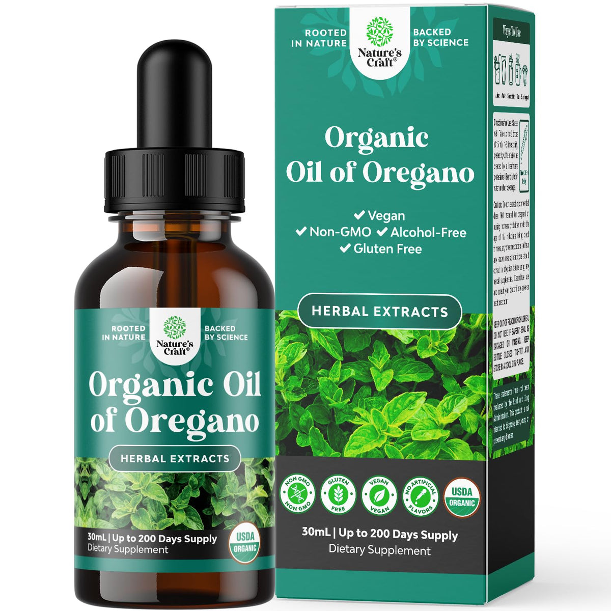 Natures Craft Organic Oregano Oil Drops