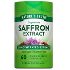 Nature's Truth Saffron Extract Supplement - 60 Capsules
