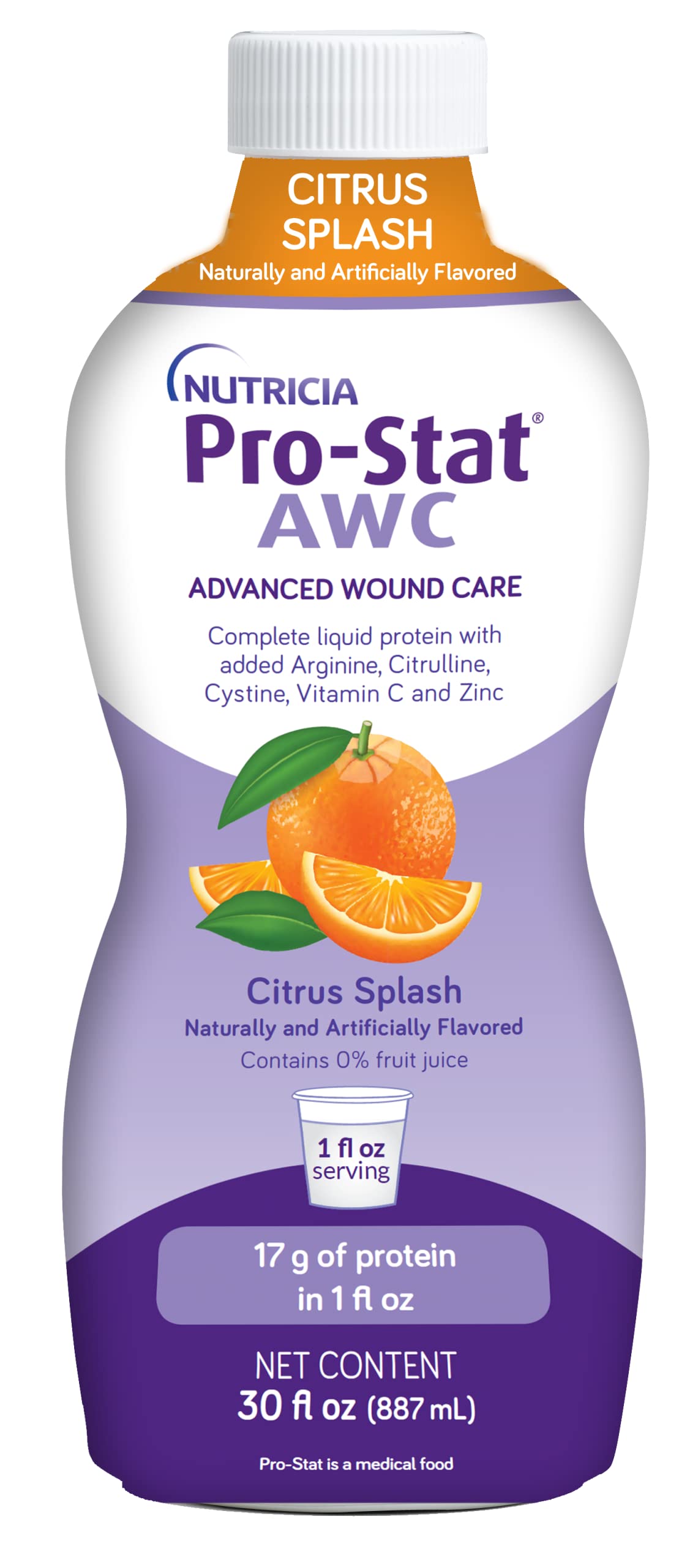 Pro-Stat Advanced Wound Care Liquid Protein Citrus Splash - 30 fl oz