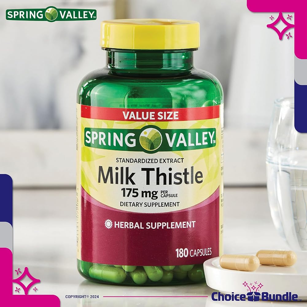 Choice Bundle Spring Valley Standardized Extract Milk Thistle Dietary
