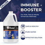 Silver Support Immune Support Colloidal Silver 10 PPM - 128 Fl Oz - image 2