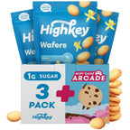 HighKey Gluten Free Vanilla Wafer Cookies - 6Pack Low Carb Keto Snack