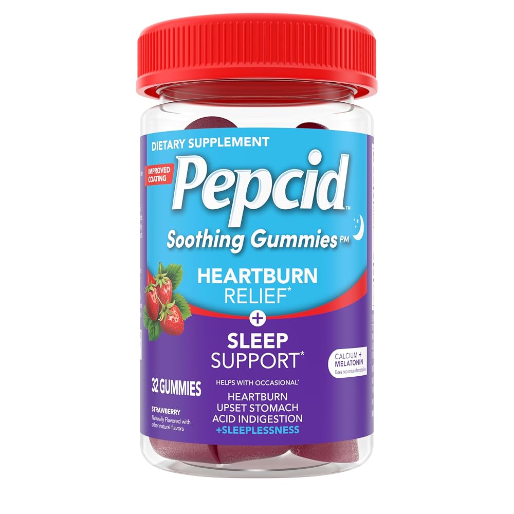 Pepcid Soothing Gummies Heartburn Relief + Sleep Support - 32 ct