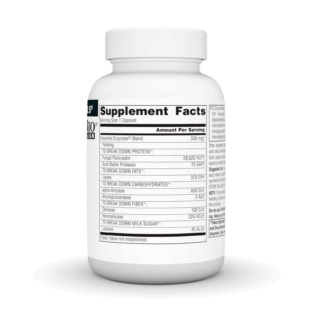 Source Naturals Daily Essential Enzymes, 500mg