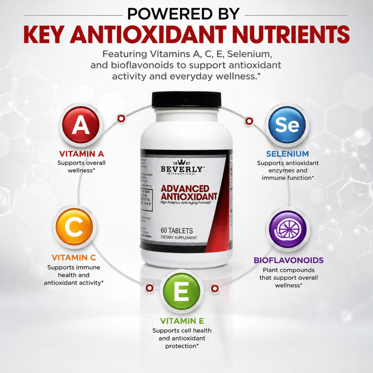 Beverly International Advanced Antioxidant - 60 Tablets - image 4