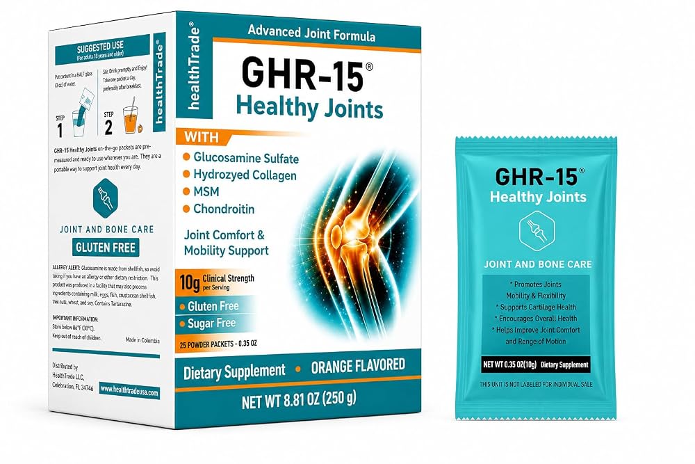 GHR-15 Healthy Joints Collagen Peptides Joint Support - 8.81 oz