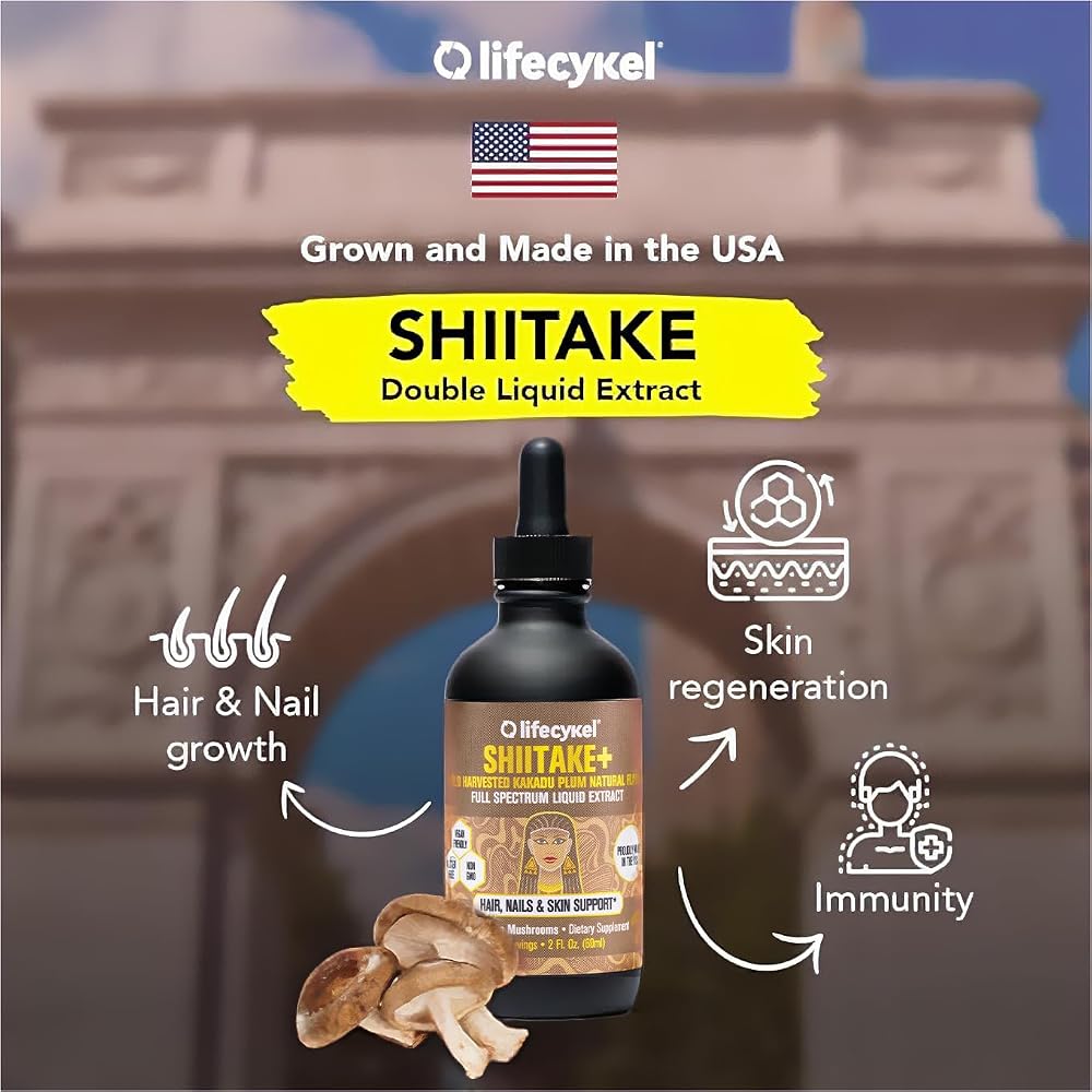 Life Cykel Shiitake Mushroom Extract with Kakadu Plum - 2 Fl Oz - image 2