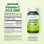 Innervis Nutrition Immune Boost Complex Vitamin C D3 Zinc - image 8