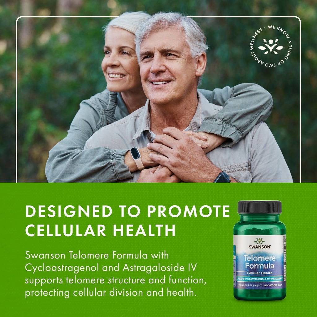 Swanson Cyclocell Telomere Formula - 90 Vegetarian Capsules - image 6