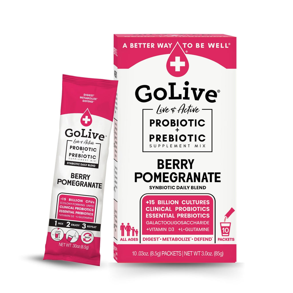 GoLive Prebiotic & Probiotic Powder - Daily Synbiotic