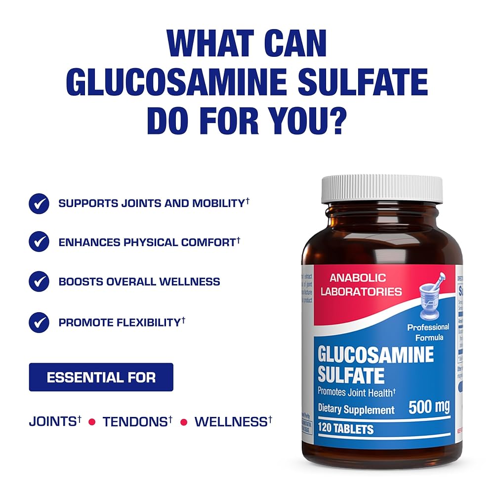 Anabolic Laboratories Glucosamine Sulfate Joint Health - 120 Tablets - image 5
