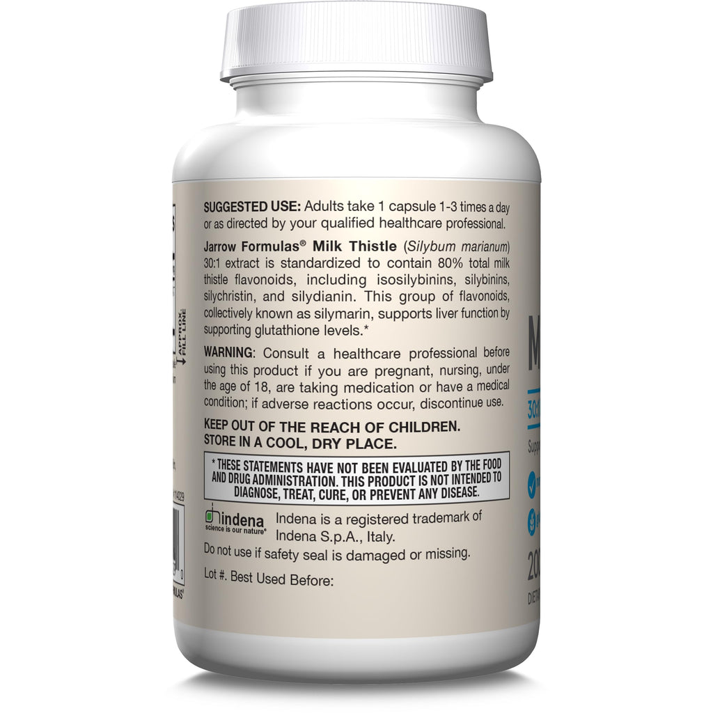 Jarrow Formulas Milk Thistle 150 mg Liver Support - 200 Capsules - image 9