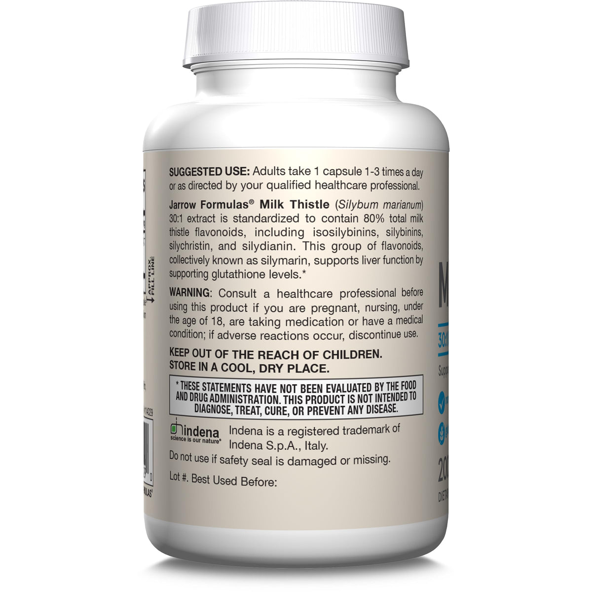 Jarrow Formulas Milk Thistle 150 mg Liver Support - 200 Capsules - image 9