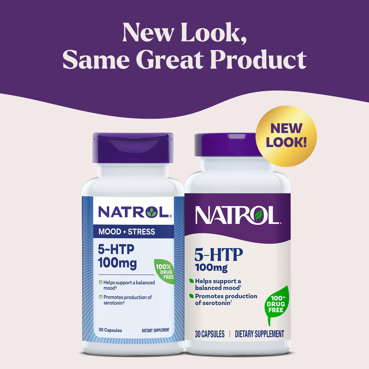 Natrol 5-HTP 100 mg for Balanced Mood - 30 Capsules - image 2