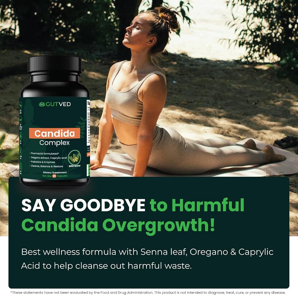 GUTVED Candida Complex with Caprylic Acid - 60 Capsules - image 5