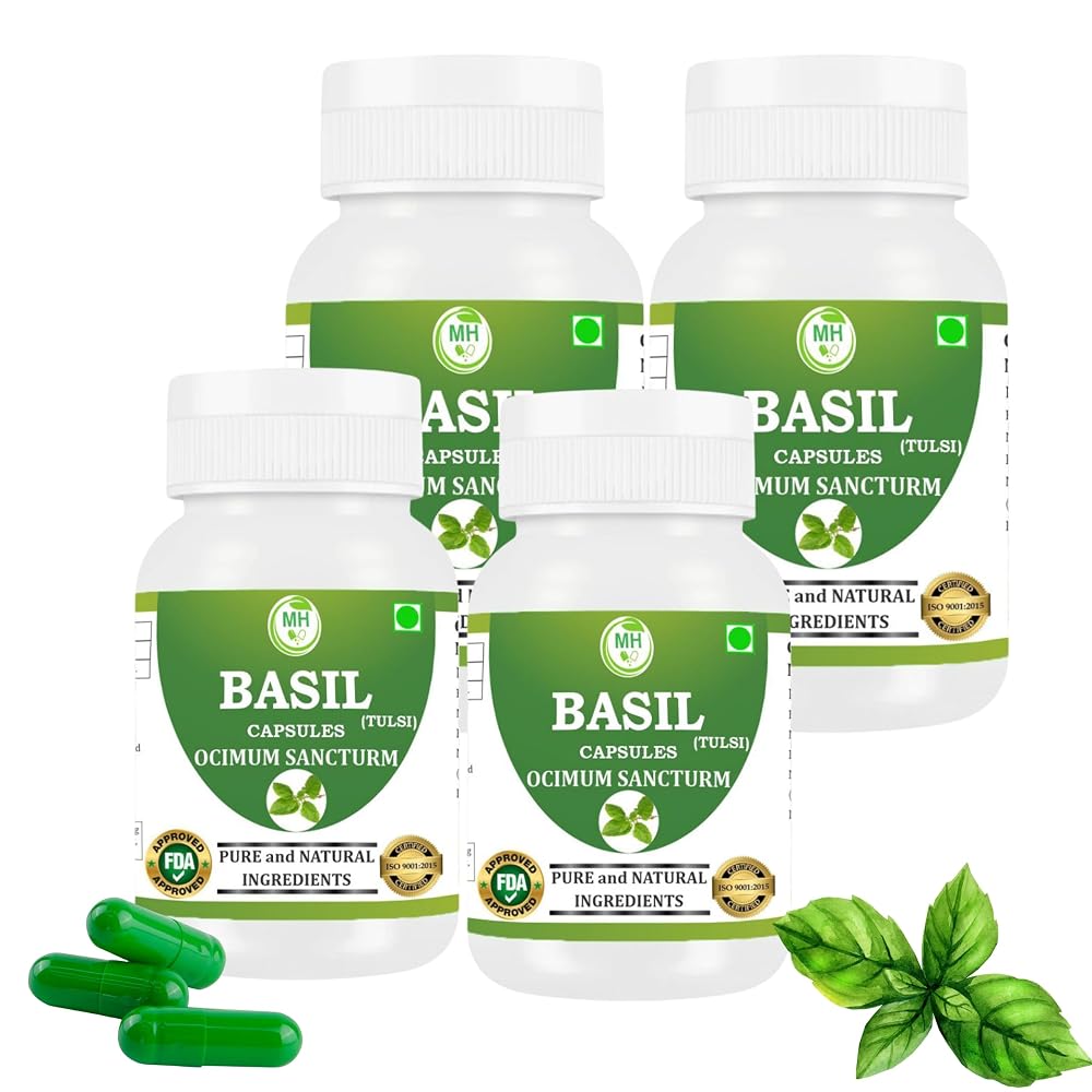 Morsan Healthcare Basil Capsules (Ocimum Sancturm)
