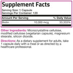 Bronson Ultra Biotin Hair, Skin & Nails - 10,000 mcg
