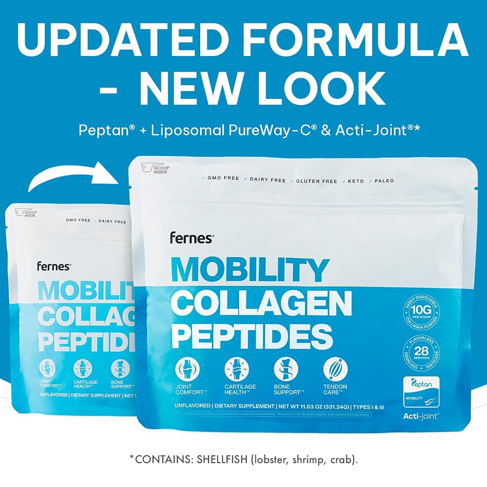 Fernes Mobility Collagen Peptides Powder with Glucosamine