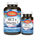 Carlson MCT & Omega-3 Keto-Friendly Softgels - 150 Count
