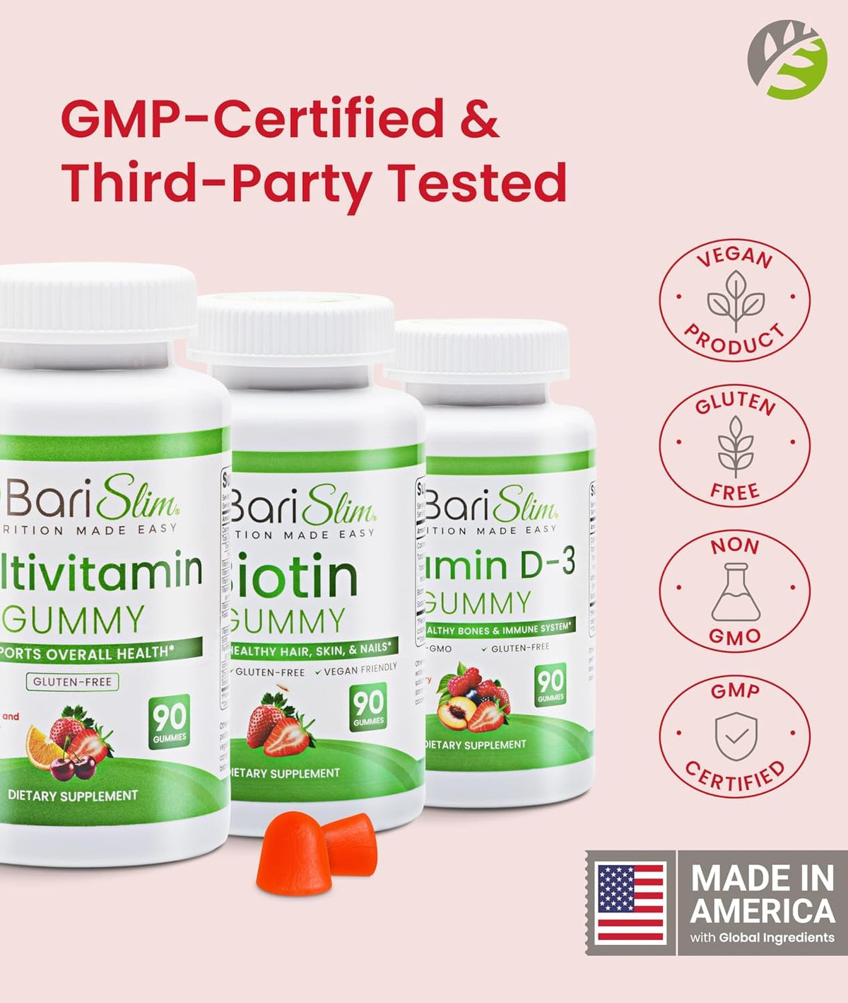 BariSlim Bariatric Multivitamin Gummies - 270 Count - image 4