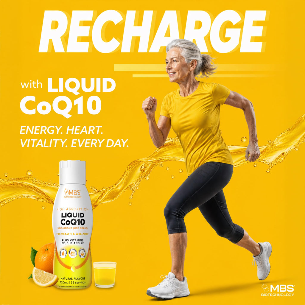 MBS Biotechnology Liquid CoQ10 120mg for Heart Health - 17 oz - image 6