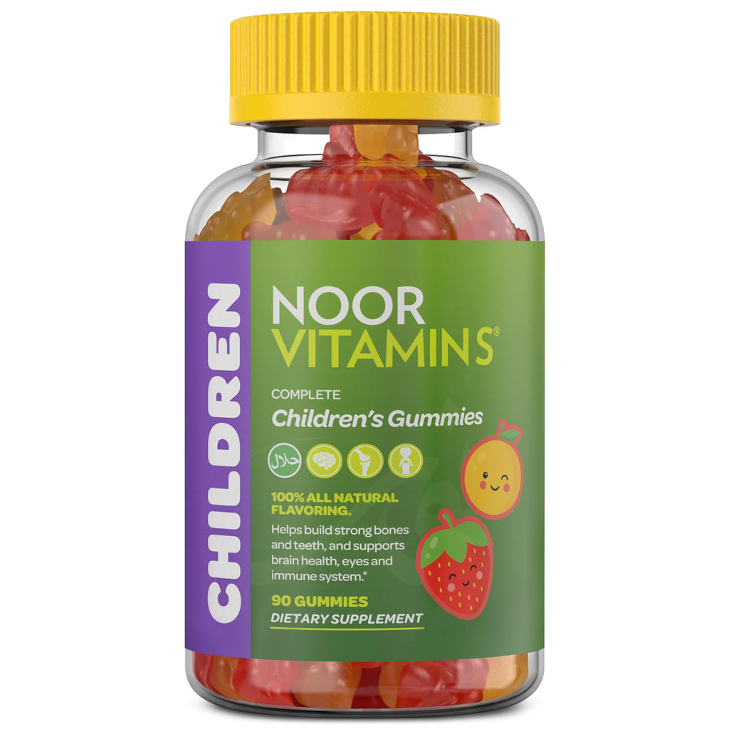 Noor Vitamins Kids Multivitamin Gummies for Immunity - 90 Count