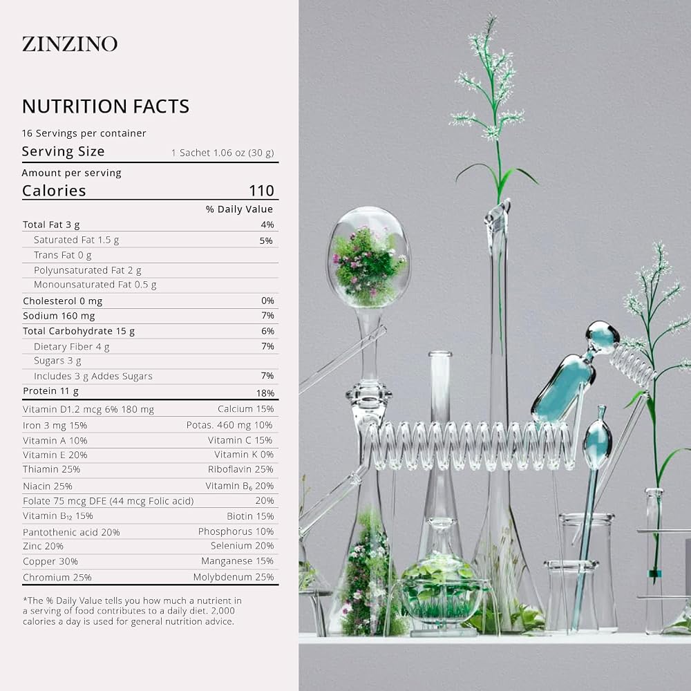 Zinzino LeanShake Strawberry Whey Protein - 16 Servings - image 2