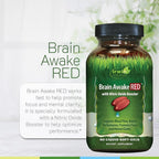 Irwin Naturals Brain Awake RED Focus & Mental Clarity - 120 Softgels - image 5