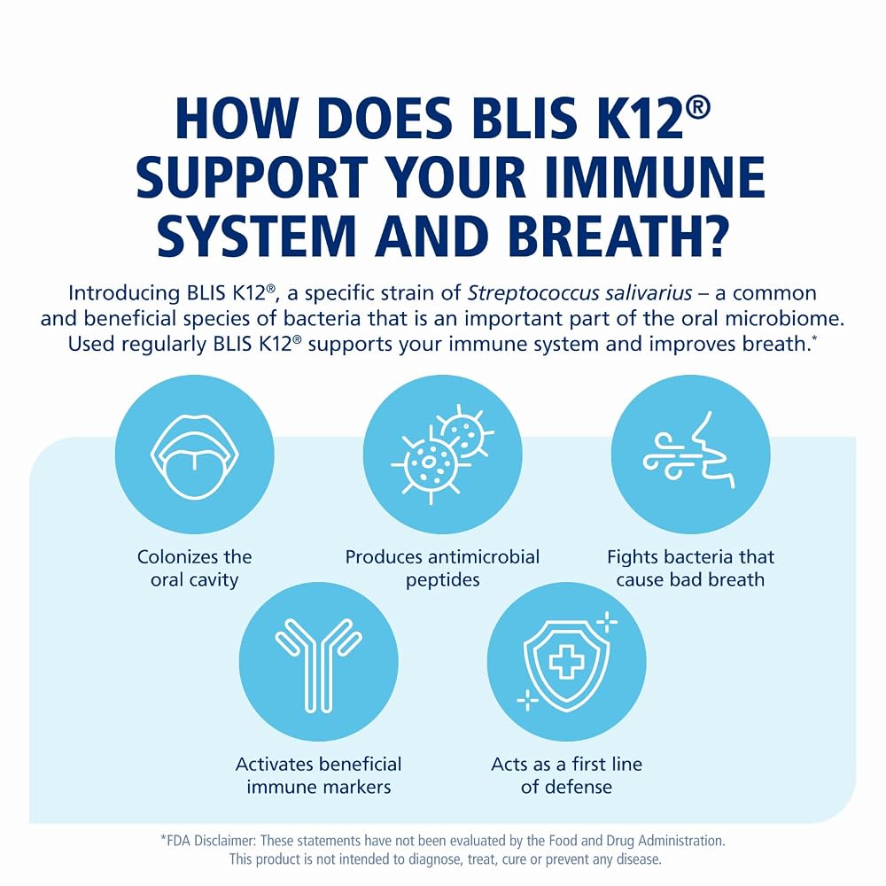 BLIS ThroatHealth Oral Probiotics K12 Immune Support - 30 Lozenges - image 7