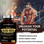 Mother Nature Organics Raw Black Maca 750mg with BioPerine - 180 Capsules - image 6
