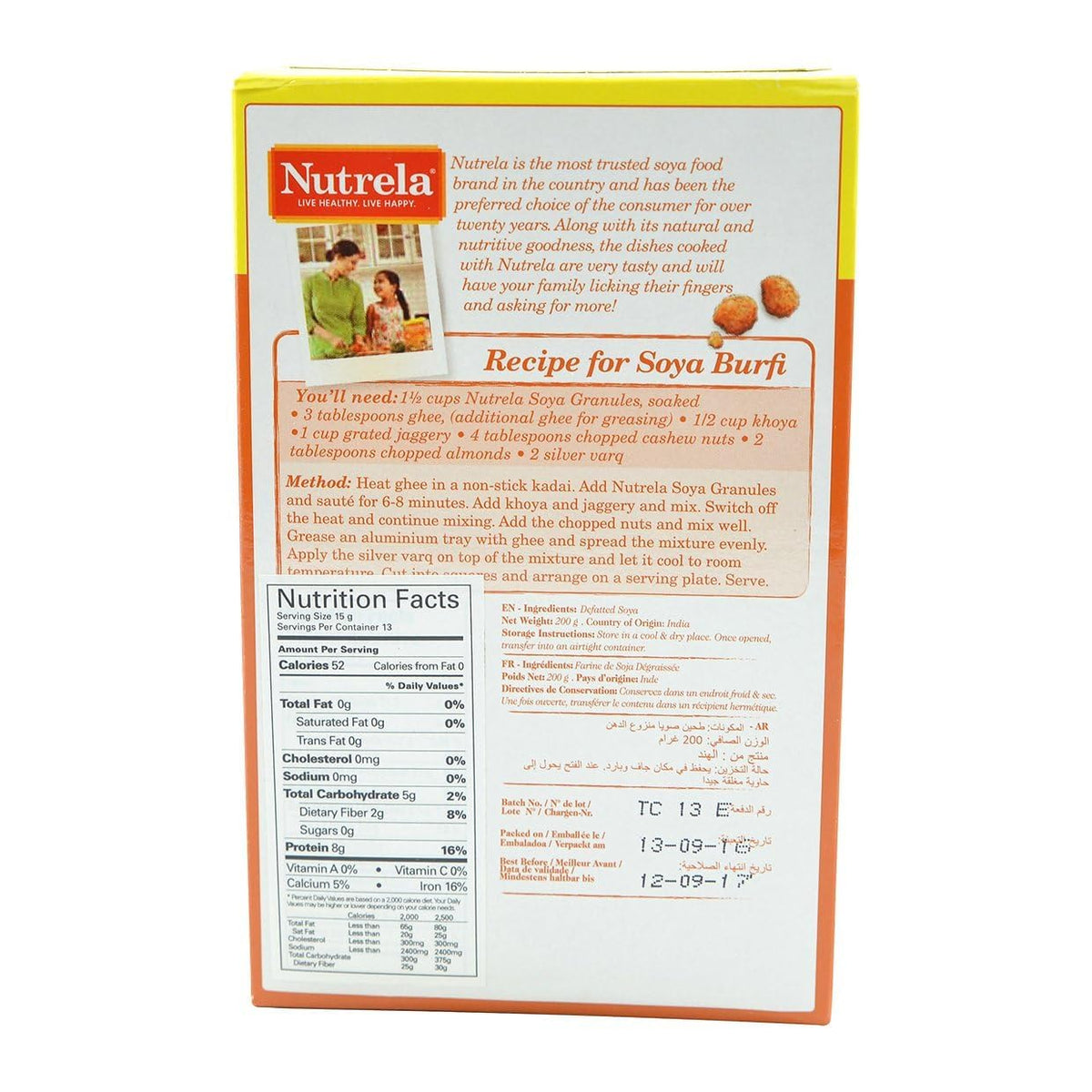 Nutrela Soya Granules Plant Protein - 200g - image 2