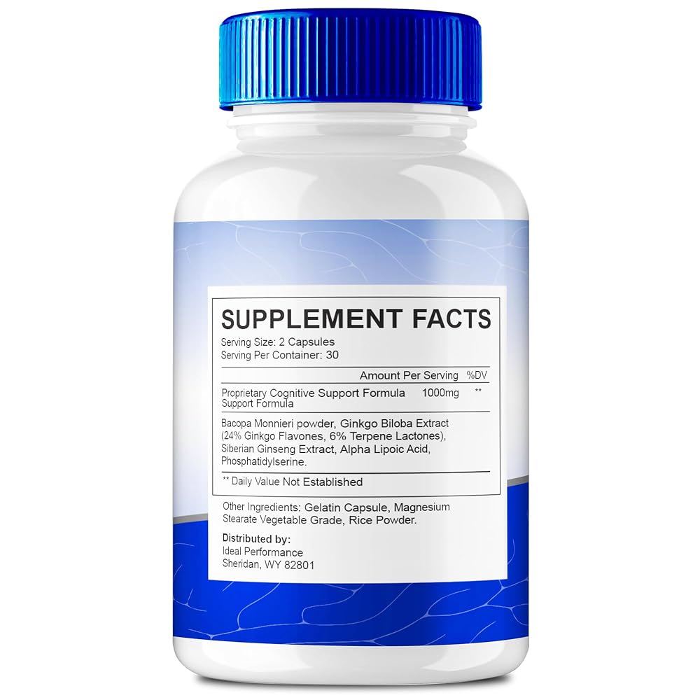 IDEAL PERFORMANCE Nerventrax Brain Health Support Capsules - 300 Count - image 2