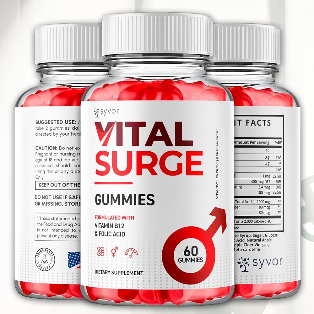Syvor Vital Surge Gummies All-Natural Supplement - 180 Gummies - image 2