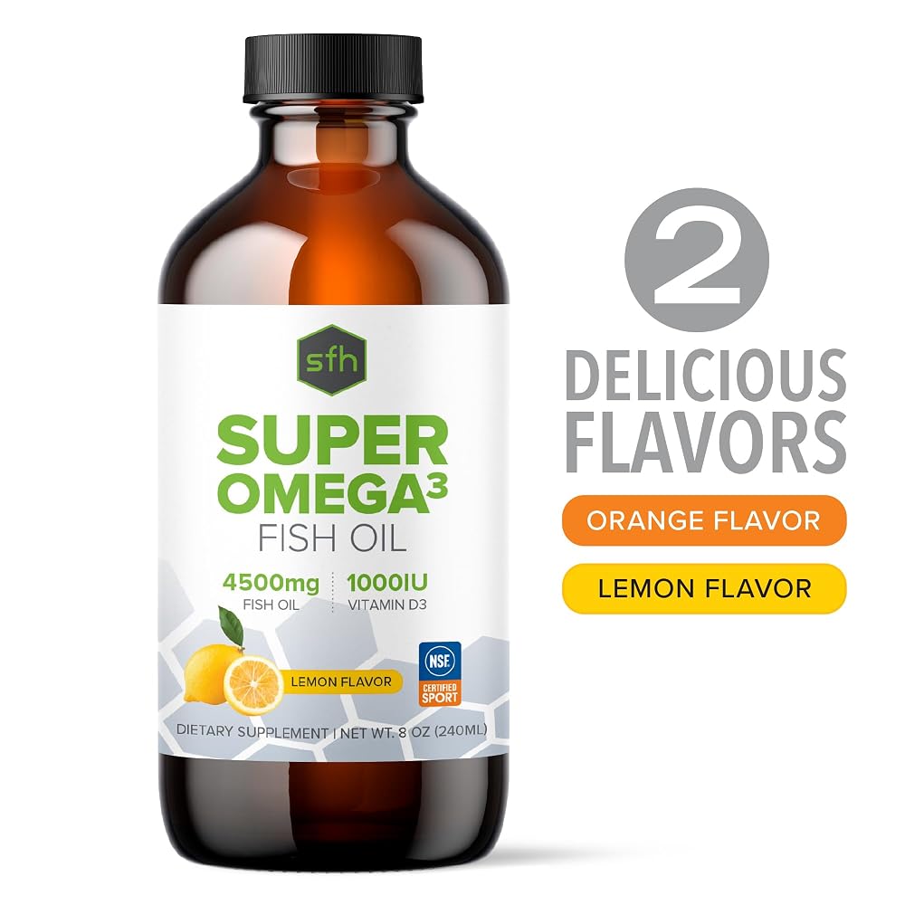 SFH Fish Oil 3400mg Omega-3 with Vitamin D3 - 8 fl oz - image 8
