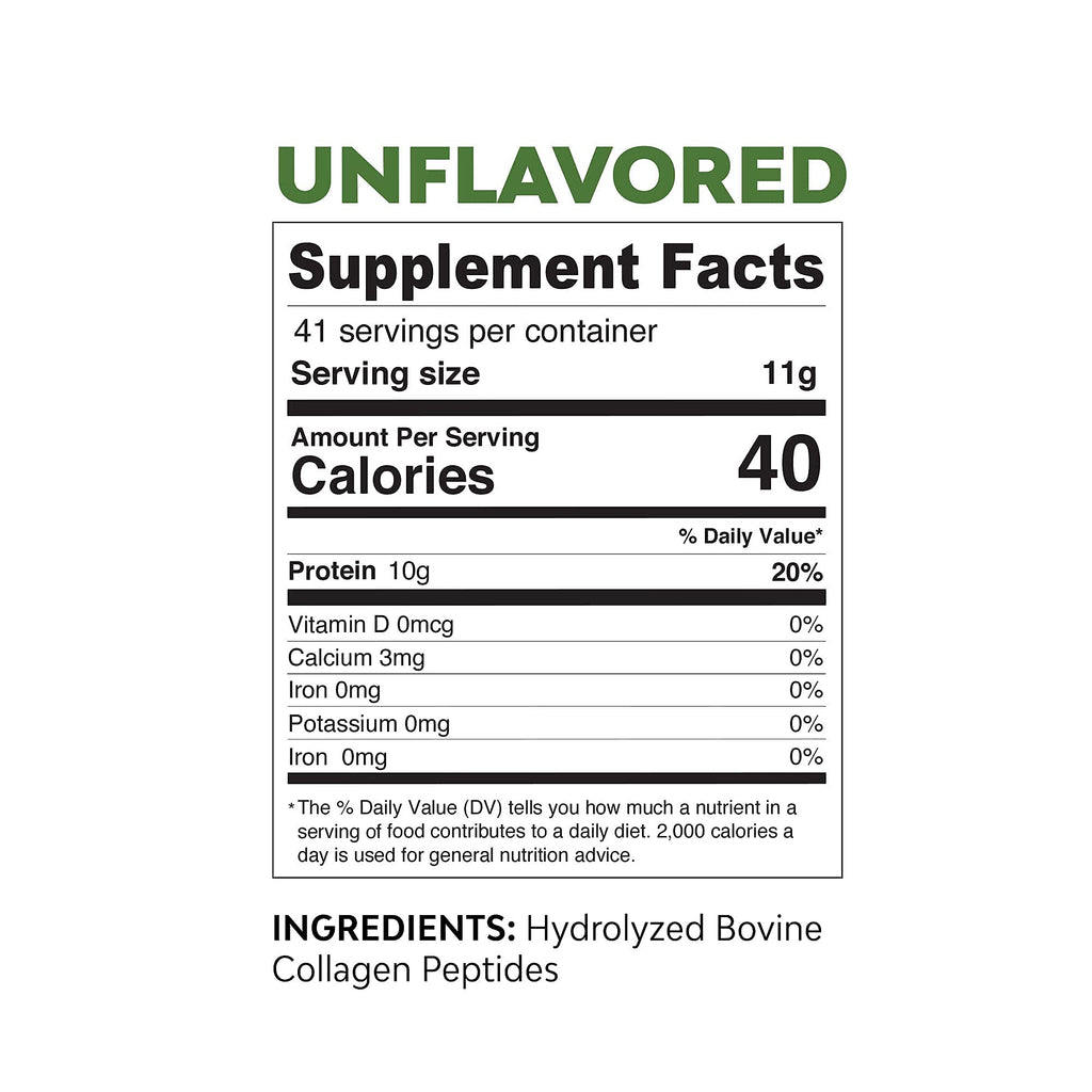 MariGold Grass-fed Collagen Peptides Powder Unflavored - 1lb - image 6