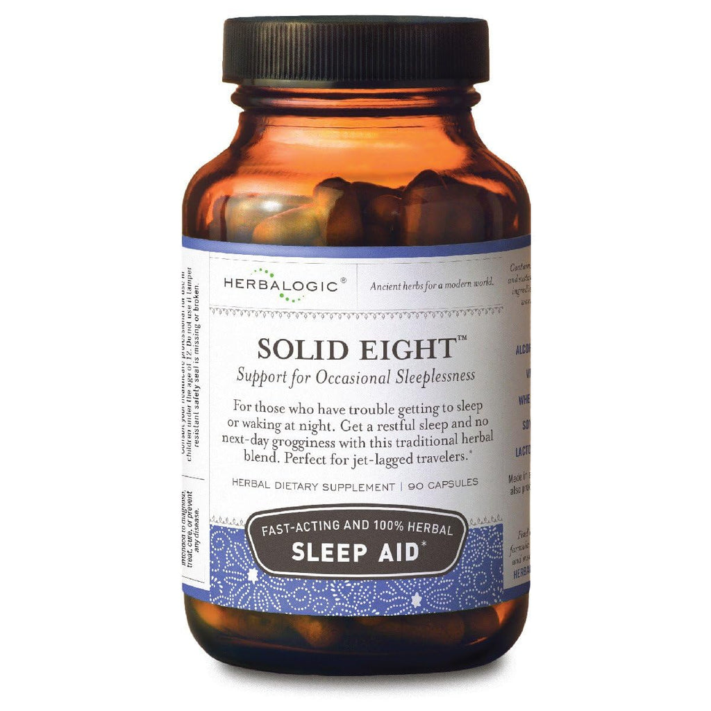 Herbalogic Solid Eight Herb Sleep Aid Capsules - 90 Capsules